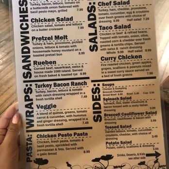 Loafers Glory - Front side of the menu - Ice Cream & Frozen Yogurt Near Me - Blanchard, Michigan