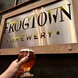Frogtown Brewery - Zeppelin Fortress Double IPA - Cryopop & Simcoe hops * 9.5% ABV 9oz Draft S7.50 - 3202 Crowler To-6o $12 * 6402 Growler To-Go $21