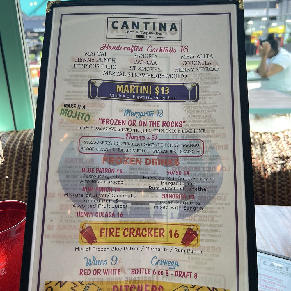 Cantina - Menu - Wine Bars Near Me - Yonkers, New York