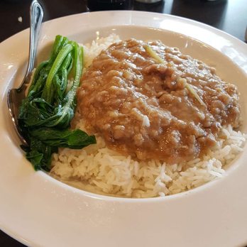 Lucky Pot - Steam minced pork and bok choi rice - Chinese Near Me - Toronto, Ontario Lucky Pot - Steam minced pork and bok choi rice - Chinese Near Me - Toronto, Ontario