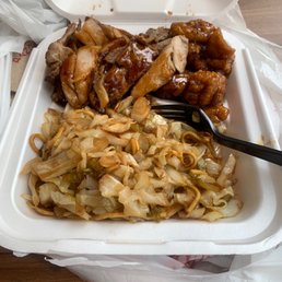 Orange chicken, chicken teriyaki Orange chicken, chicken teriyaki