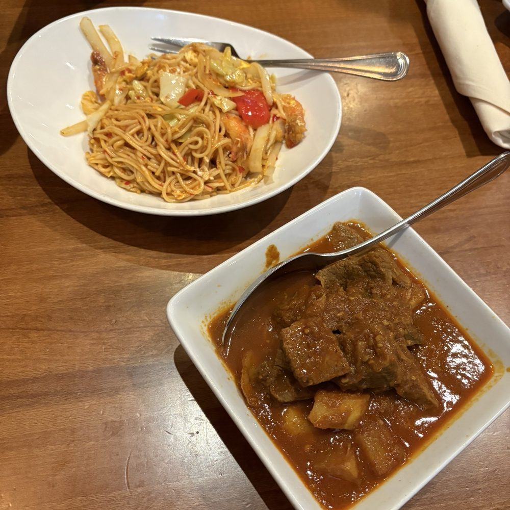 My Burma - Stirred Wok Spicy Noodles and Burmese Beef Curry with Potatoes - Burmese Near Me - Davis, California My Burma - Stirred Wok Spicy Noodles and Burmese Beef Curry with Potatoes - Burmese Near Me - Davis, California