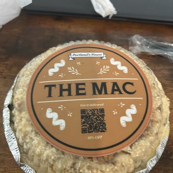 The Mac - 1lb serving of Mac n' Cheese with popcorn chicken, jalapeños, and panko bread crumbs as toppings - New American Near Me - Tigard, Oregon The Mac - 1lb serving of Mac n' Cheese with popcorn chicken, jalapeños, and panko bread crumbs as toppings - New American Near Me - Tigard, Oregon