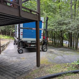 There was a Y at the top of the 10.5 foot driveway to this 14 foot section There was a Y at the top of the 10.5 foot driveway to this 14 foot section