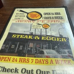 Menu cover