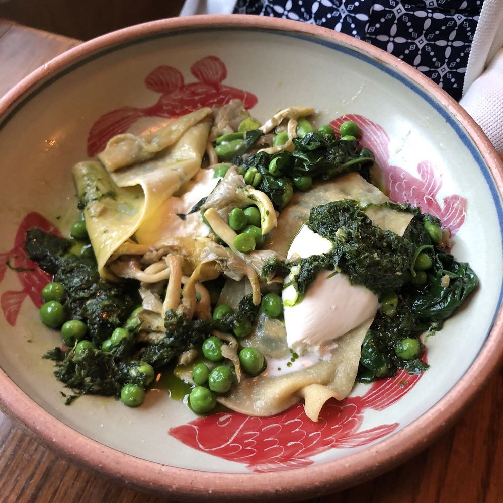 Winds Cafe - Pasta, burrata and veggies. - American Near Me - Yellow Springs, Ohio Winds Cafe - Pasta, burrata and veggies. - American Near Me - Yellow Springs, Ohio