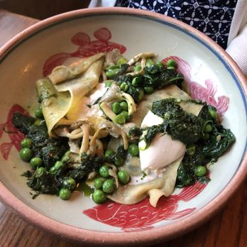 Winds Cafe - Pasta, burrata and veggies. - American Near Me - Yellow Springs, Ohio