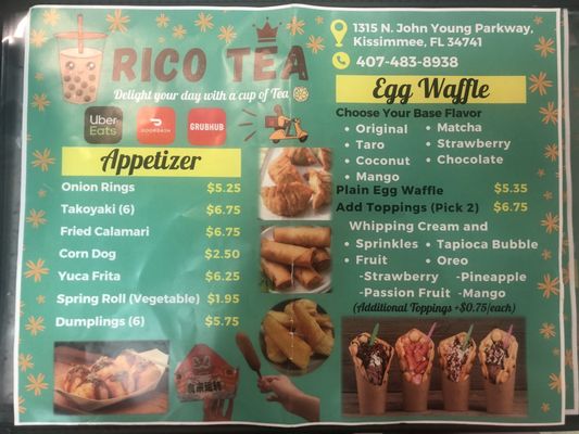 Menu photo 4 Rico Tea Kissimmee, FL Menu photo 4 Rico Tea Kissimmee, FL