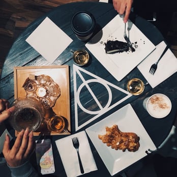 Bad Owl Coffee - Butter Beer Latte, Blossoming Beach Flower Tea, Oreo Cheesecake, and Almond Croissant - Coffee & Tea Near Me - Henderson, Nevada Bad Owl Coffee - Butter Beer Latte, Blossoming Beach Flower Tea, Oreo Cheesecake, and Almond Croissant - Coffee & Tea Near Me - Henderson, Nevada