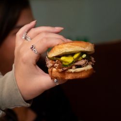 The Fabled Rooster - BBQ Pulled Pork Sandwich