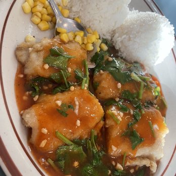 Skyline's Cafe - Cod in Spicy Garlic Sauce - Chinese Near Me - Daly City, California