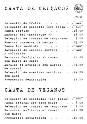 Menu photo 1 El Santo Baron Madrid, M