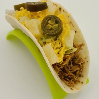 Island Taco Shack - Tiki Taco, seasoned chicken with lettuce, cheese, pineapple, jalapeno, and our Tiki sauce - Tacos Near Me - Topeka, Kansas Island Taco Shack - Tiki Taco, seasoned chicken with lettuce, cheese, pineapple, jalapeno, and our Tiki sauce - Tacos Near Me - Topeka, Kansas