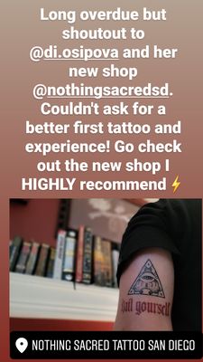 Nothing Sacred Tattoo by null