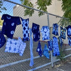 Artful Soul - Creations of the students hanging out to dry.