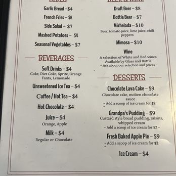 Big Sur Restaurant - Menu - Seafood Near Me - San Simeon, California