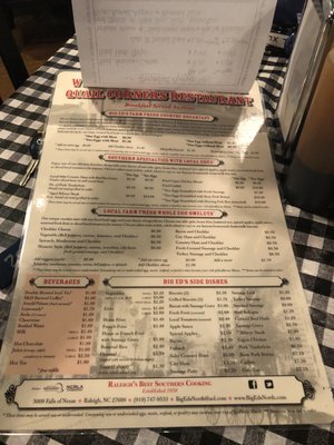 Menu photo 8 Big Ed's North Restaurant Raleigh, NC Menu photo 8 Big Ed's North Restaurant Raleigh, NC