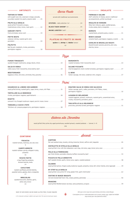 Menu photo 2 Mino's Winnetka, IL Menu photo 2 Mino's Winnetka, IL