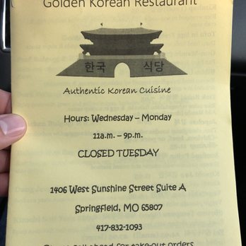 Golden Korean Restaurant - Korean Near Me - Springfield, Missouri Golden Korean Restaurant - Korean Near Me - Springfield, Missouri