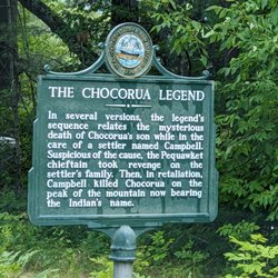 The Chocorua Legend Historical Marker - The Chocorua Legend Historical Marker