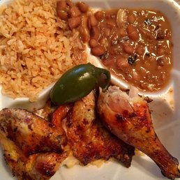 3 piece chicken combo comes with rice, beans, tortillas ($7) 3 piece chicken combo comes with rice, beans, tortillas ($7)