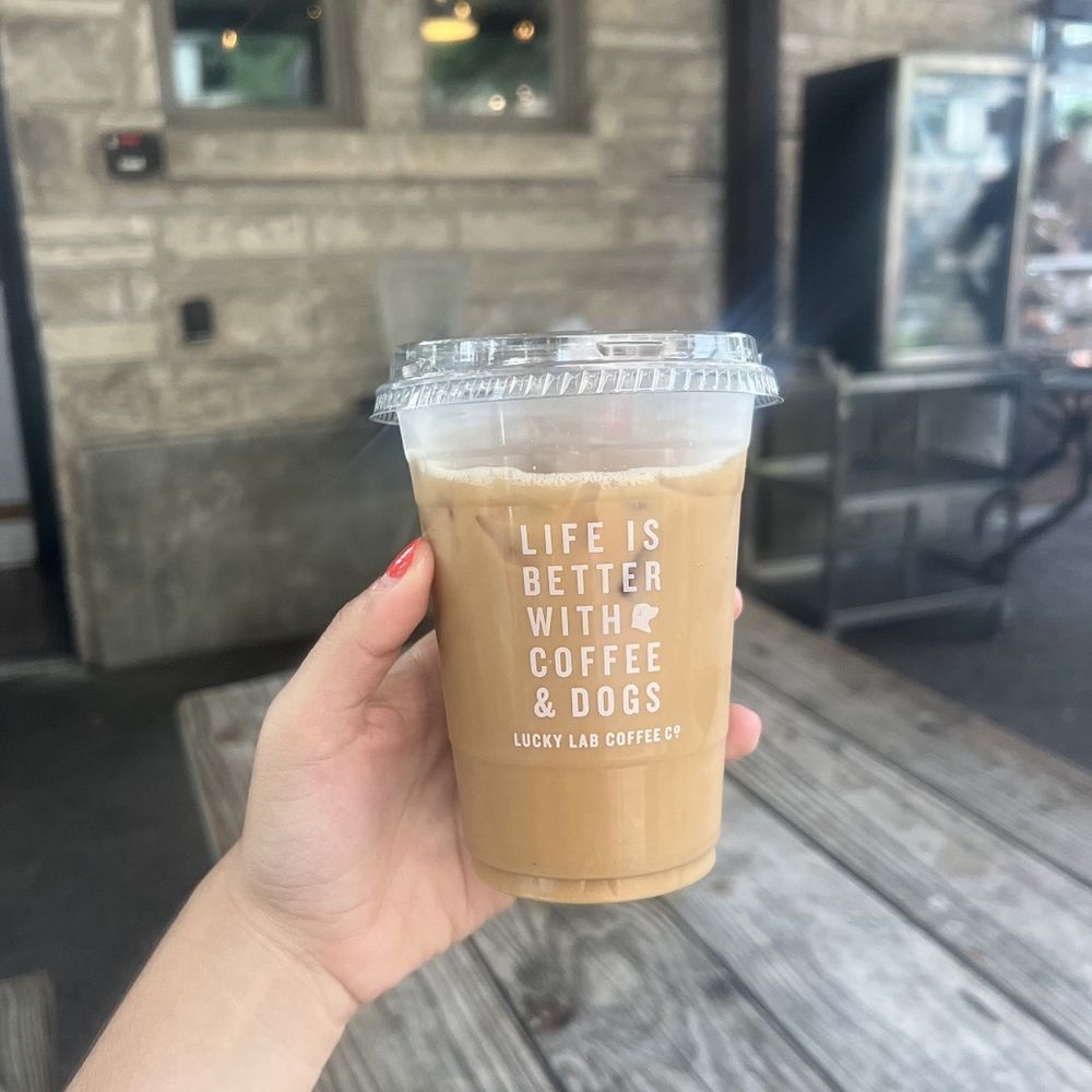 Lucky Lab Coffee - Honey latte - Desserts Near Me - Austin, Texas Lucky Lab Coffee - Honey latte - Desserts Near Me - Austin, Texas