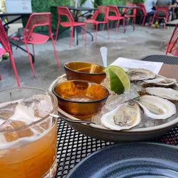 Bar Sótano - Yummy oysters with a delicious vinaigrette - New Mexican Cuisine Near Me - Chicago, Illinois Bar Sótano - Yummy oysters with a delicious vinaigrette - New Mexican Cuisine Near Me - Chicago, Illinois
