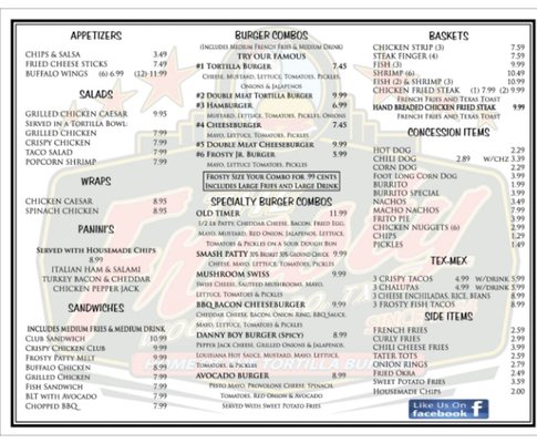 Menu photo 5 The Frosty Woodsboro, TX Menu photo 5 The Frosty Woodsboro, TX