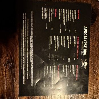 Apocalypse BBQ - Menu - Food Trucks Near Me - Miami, Florida Apocalypse BBQ - Menu - Food Trucks Near Me - Miami, Florida