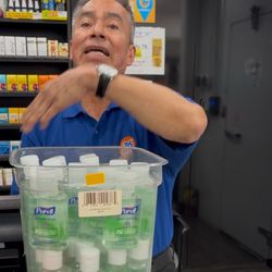 Studio City 76 Auto Care Center @ Union 76 - This employee refused to turn the air compressor on after I purchased fuel in violation of state law and was rude and dismissive