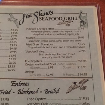 Jim Shaw's Restaurant - Menu - Seafood Near Me - Macon, Georgia Jim Shaw's Restaurant - Menu - Seafood Near Me - Macon, Georgia