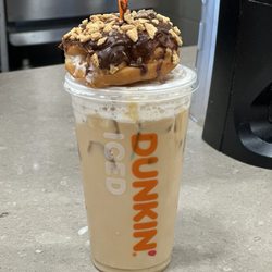 Dunkin' - Smores donut and coffee. Brownie batter donut is the best.