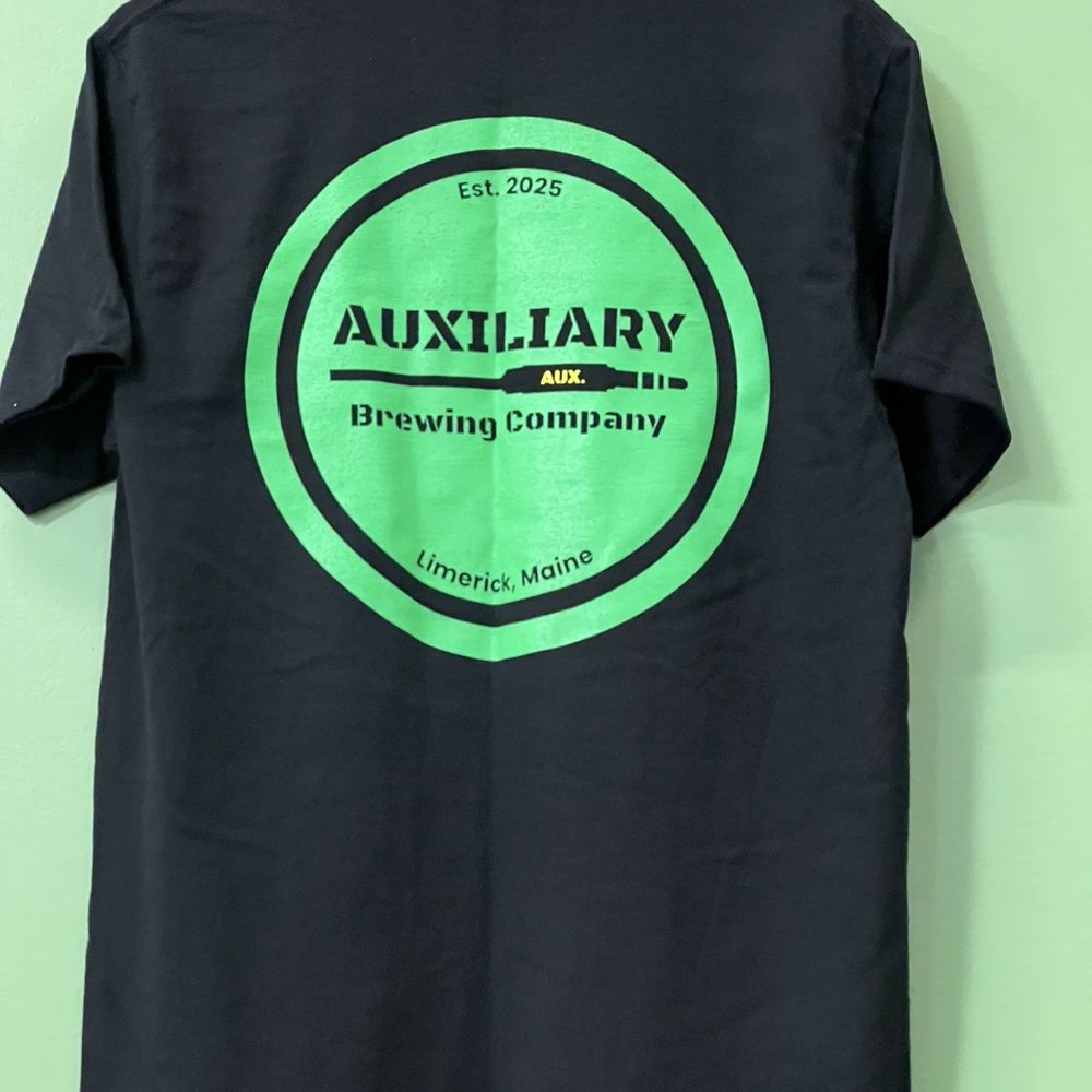 Auxiliary Brewing Company - Brewery Shirt - Breweries Near Me - Limerick, Maine Auxiliary Brewing Company - Brewery Shirt - Breweries Near Me - Limerick, Maine