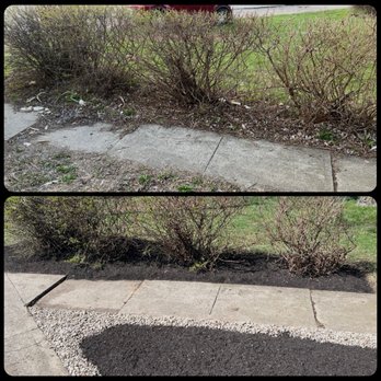 Oronoz Landscaping Services  - Front walk-way clean up - Lawn Services Near Me - Columbus, Ohio