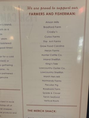 Menu photo 6 Sullivan’s Fish Camp Sullivan's Island, SC Menu photo 6 Sullivan’s Fish Camp Sullivan's Island, SC