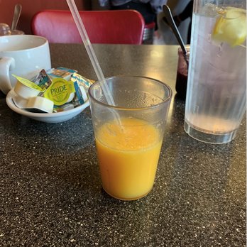 Thumbs Up Diner - The small orange juice is really small :( like a pre-school milk cup small. - Diners Near Me - Roswell, Georgia Thumbs Up Diner - The small orange juice is really small :( like a pre-school milk cup small. - Diners Near Me - Roswell, Georgia