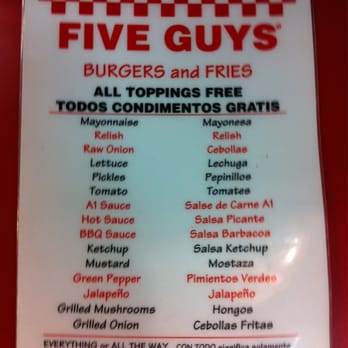 Five Guys - Burgers Near Me - Boynton Beach, Florida