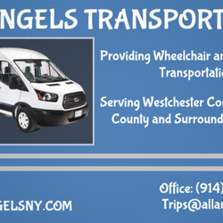 All Angels Transportation Services - A business card including phone number email and website