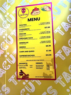 Menu photo 2 TacUties Austin, TX
