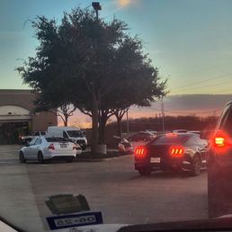 Tire Check Line before closing time.