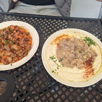 Kareem's - Hummus and foul, with spicy steak a la carte - Mediterranean Near Me - Anaheim, California