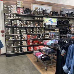 Tractor Supply - Foot wear section...