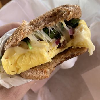 Coyote's Coffee Den - Garden bagel added bacon minus the tomato - Coffee & Tea Near Me - Penrose, Colorado Coyote's Coffee Den - Garden bagel added bacon minus the tomato - Coffee & Tea Near Me - Penrose, Colorado