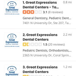 Great Expressions Dental Centers - Tamarac - Yelp Ratings & Dental Text Msg