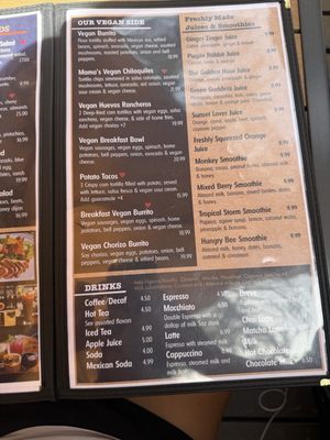 Menu photo 4 Mama's Egg House Idyllwild, CA