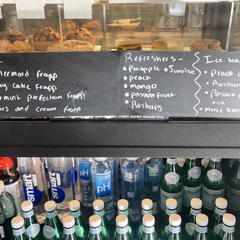 Town Center Café - a display of bottled beverages - Donuts Near Me - Fort Irwin, California Town Center Café - a display of bottled beverages - Donuts Near Me - Fort Irwin, California