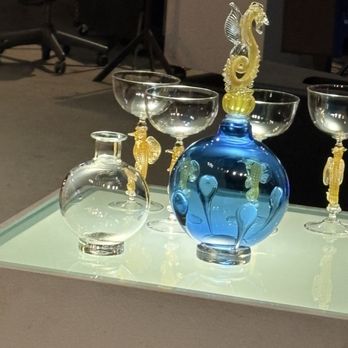 Chihuly Garden and Glass - Decanter and glasses in the hot shop! Wish they were for sale in the gift shop! - Art Museums Near Me - Seattle, Washington Chihuly Garden and Glass - Decanter and glasses in the hot shop! Wish they were for sale in the gift shop! - Art Museums Near Me - Seattle, Washington
