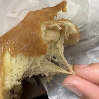 Randy’s Donuts - Raw dough inside ! This was not cooked all the way ! - Coffee & Tea Near Me - San Diego, California Randy’s Donuts - Raw dough inside ! This was not cooked all the way ! - Coffee & Tea Near Me - San Diego, California