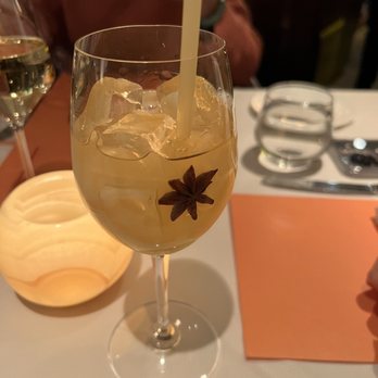 Marea - Navy strength milk punch - Jamaican rum, citadelle gin, pineapple, citrus, clarifies milk - Italian Near Me - New York, New York Marea - Navy strength milk punch - Jamaican rum, citadelle gin, pineapple, citrus, clarifies milk - Italian Near Me - New York, New York