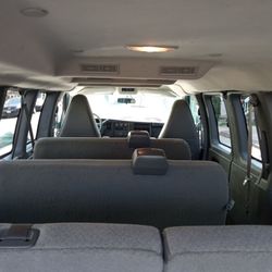 Affordable Van Rentals - 3 rows of seating 12 passenger accommodation